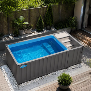 <span class=keywords><strong>Piscine</strong></span> rectangulaire souterraine en fibre de verre FRP de 3,2 m, <span class=keywords><strong>prix</strong></span> usine, épaisseur 8 mm, durable et légère, pour jardin et hôtel - Product Image 1