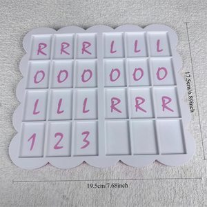 Vassoio per Piastre da Mahjong Stampato in 3D per Pratica, Tavola di Posizionamento per Allenamento Sinistro e Destro, Piastra di Posizionamento e Stoccaggio per Disposizione del Mahjong - Product Image 2