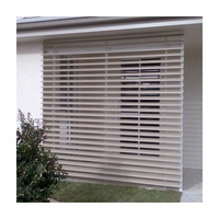 Panneau mural décoratif en aluminium à persiennes, imperméable, léger, durable, ventilation, économie d'énergie, taille personnalisée, OEM ODM