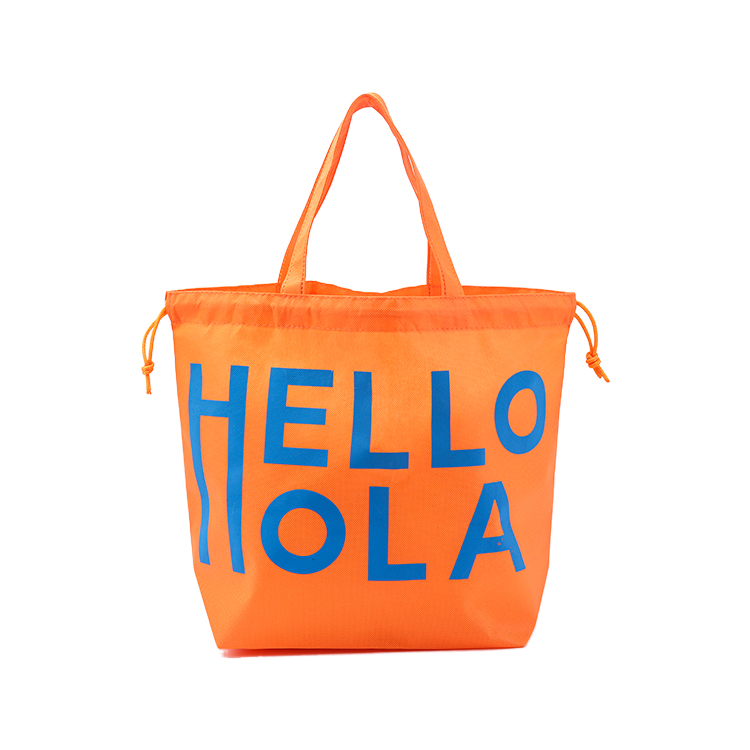 New Design Portable Shoes Dust Non-Woven Double DrawstringBags With Printed Custom Logo Wholesale