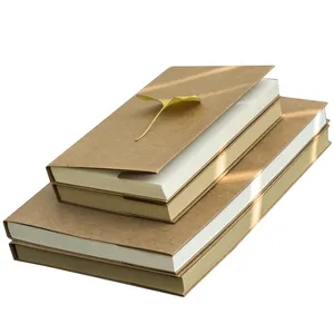 Livros de sketchbook personalizados eco friendly reciclado diário em branco notebook personalizado esboço com coluna nude exposto encadernação