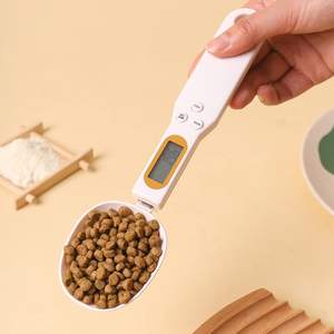 LCD Medição De Alta Precisão ABS <span class=keywords><strong>Gram</strong></span> Portátil Pesando 500g 0.1g Digital Spoon Scale Cozinha Digital Spoon Scale - Product Image 2