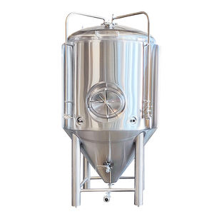 Fermenador cónico cilíndrico aislado de acero inoxidable 1500L 15HL con chaqueta de glicol a la venta - Product Image 1