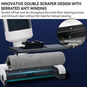 Laveuse <span class=keywords><strong>de</strong></span> <span class=keywords><strong>sol</strong></span> verticale sans fil 3-en-1 Nettoyage à sec et à l'eau <span class=keywords><strong>Aspirateur</strong></span> à main autonettoyant <span class=keywords><strong>Aspirateur</strong></span> ménager - Product Image 6