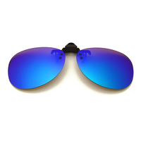 Lunettes de soleil polarisées à clipser avec verres relevables UV400 Cat.3 pour la conduite et la vision nocturne