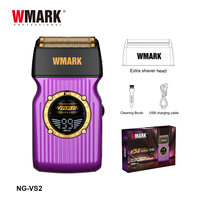 WMARK NG-VS2 Max 9000RPM Rasoir électrique pour barbier à rotor externe sans paliers, tête de rasoir à lames oscillantes, rasoir électrique pour hommes pour salon de barbier