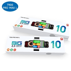 Montre connectée unisexe T900 Pro Max <span class=keywords><strong>L</strong></span> carrée IPS en silicone, grand écran rotatif, suivi sportif, comptage des <span class=keywords><strong>pas</strong></span>, fréquence cardiaque - Product Image 3