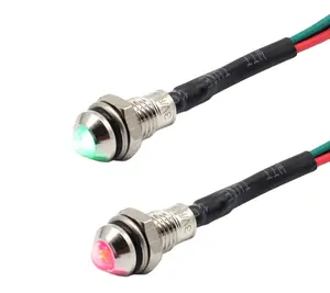 Two-Color 6mm LED Indicator Light for Solar PV Equipment Common Anode/Cathode