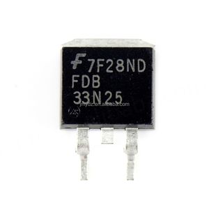 FDB33N25 FDB33N25TM TO-263 LCD TV MOS 33A 250V N-channel MOSFET ทรานซิสเตอร์แบบ MOSFET ชนิด N-channel สำหรับจอ LCD ทีวี  33A 250V - Product Image 1