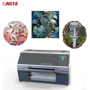 A2UV printer, UV flatbed printer can be equipped with TX800 or XP600 printing head, acrylic glass board UV printing machine