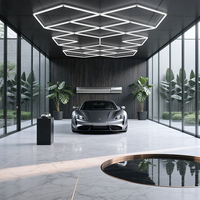 Éclairage LED de polissage de voiture d'inspection automatique d'atelier professionnel mondial pour la voiture détaillant la lumière de diamant