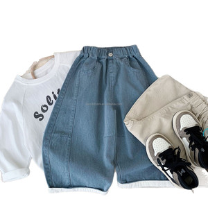 <span class=keywords><strong>Pantalon</strong></span> <span class=keywords><strong>cargo</strong></span> pour garçons D1440, 100% coton, imprimé doux, nouveau modèle printemps, <span class=keywords><strong>pantalon</strong></span> décontracté simple - Product Image 5