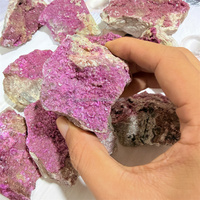 Spécimen de Calcite Cobaltique Naturelle (Cobaltocalcite) – Cristal Minéral Brut du Congo – Pierre de Cobalt pour Collectionneur et Présentation