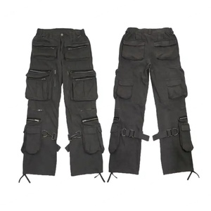 Pantalones Cargo de Diseño Personalizado al por Mayor, 100% Algodón, Estilo Hip Hop, con Múltiples Bolsillos para Hombre, Pantalones Cargo Personalizados para Hombre - Product Image 4
