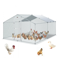 Nouveau poulailler extérieur de type 4*3*2m avec toile pare-soleil, fabrication OEM