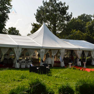 Tente de décorations de fête de <span class=keywords><strong>mariage</strong></span> en PVC imperméable durable de luxe à l'extérieur personnalisée - Product Image 1