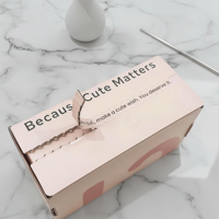 Boîte d'emballage rose personnalisée avec logo, en carton ondulé avec bande de déchirement, boîte d'expédition pour cadeaux et emballage e-commerce