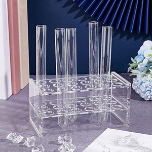 Nouveauté 2025 : support à tubes à essai en acrylique transparent personnalisé pour laboratoire scolaire - Product Image 4
