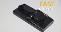 Piège à rats classique en plastique pour l'intérieur et l'extérieur, capture rapide, tue les souris et les rats