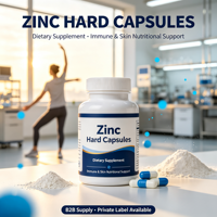 Capsules dures à base de formule de zinc mélangée, complément alimentaire multi-nutriments