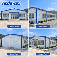 VICDOWEX Maison préfabriquée modulaire de type K, épaisse et à assemblage rapide, pour camp de construction et bureau temporaire