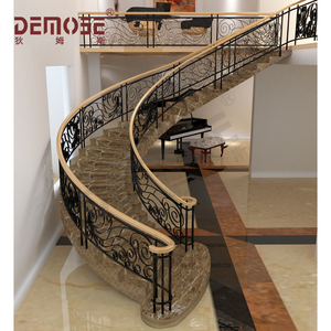 <span class=keywords><strong>Escaleras</strong></span> <span class=keywords><strong>de</strong></span> Caracol prefabricadas duraderas <span class=keywords><strong>de</strong></span> acero inoxidable Construcción <span class=keywords><strong>de</strong></span> <span class=keywords><strong>hierro</strong></span> redondo para uso en apartamentos Tipo recto - Product Image 4