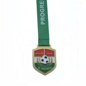 Médaille de football en or antique de <span class=keywords><strong>Malaisie</strong></span>, design en relief 3D avec poteau de but, trophée et chaussure de football pour les événements sportifs JBI - Product Image 4
