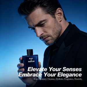 Coffrets Cadeaux de Parfums de Luxe Personnalisés, Ensemble Cadeau de Parfum, Lotion pour le Corps, <span class=keywords><strong>Baume</strong></span> à Lèvres, Boîte Cadeau de Soins de la Peau pour Hommes, Cadeaux de Fêtes - Product Image 3