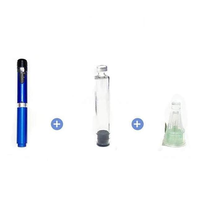 2026 New Date Sterilized 3ml Clear Reusable Glass Cartridge for Insulin & Skin Care Applications