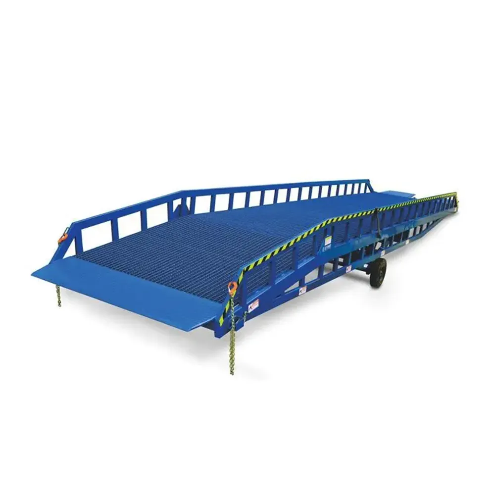 factory Outlet manual unloading loading hydraulic loading bay container ramp electric mobile yard ramp