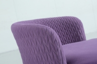 Canapé-lit de style moderne en velours violet pour le salon et les loisirs, canapé-lit simple pour hôtel, appartement, maison et chambre à coucher