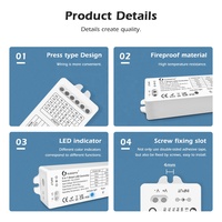 Contrôleur LED intelligent ZigBee 3.0 Gledopto GL-C-001P, 5 modes PWM CCT DIM, récepteur LED, télécommande RF, variateur LED Alexa