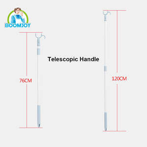 Tige rétractable 3 en 1, raclette de fenêtre et fourche <span class=keywords><strong>à</strong></span> tissu avec cintre - Product Image 5