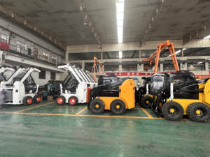 Minicargadora de dirección deslizante de rueda de 1 tonelada de gran tamaño con <span class=keywords><strong>martillo</strong></span>, sistema hidráulico de alto flujo, para caminar detrás de orugas - Product Image 6