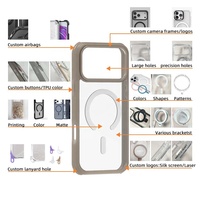 Coque de téléphone personnalisée en TPU PC avec impression IML – Créez votre design photo pour des étuis artistiques personnalisés pour iPhone 17, 16, 15 Pro Max