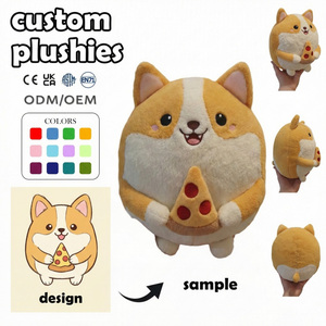 Produttore di Giocattoli in Peluche Personalizzati OEM/ODM, Cane Polo a Strisce, Merchandise di Marca alla Moda, Portachiavi con Bambola in Peluche su Misura - Product Image 3