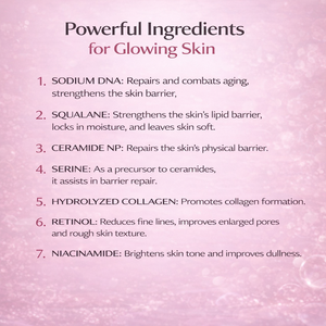 Sérum Visage Liquide OEM au Collagène, PDRN, Peptide Rose et ADN de Saumon pour Éclaircissement et Anti-Rides - Product Image 6