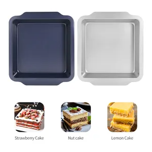 Custom Low Price Carbon Steel Rectangle Non Stick Carbon Steel Cake Baking Pan Bread Square Tray