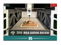 Machine CNC 3 axes grand format pour la fabrication de moules, routeur de sculpture 3D pour bois, mousse et plastique, machine CNC robuste