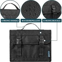 Sac de voyage multi-poches pour maquillage avec bandes élastiques, compartiment séparé pour articles humides et secs, tissu lavable, articles de toilette pour usage quotidien et en extérieur