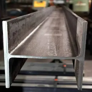 عوارض فولاذية هيكلية سعر شعاع H مجلفن بحجم قياسي لكل طن h شعاع حديد i فولاذ