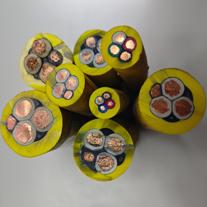 Câble blindé minier gaine CPE jaune fabriqué en Chine 0,66/1,14KV, câble flexible gainé caoutchouc pour mine - Product Image 1