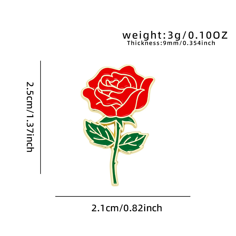 Gold Plating Red Rose