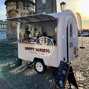 Mobiele foodtrailer te koop, goedkope foodcart, mobiele ijscowagen, limonadewagen, foodtruck, op maat gemaakte trailer voor eten - Product Image 2