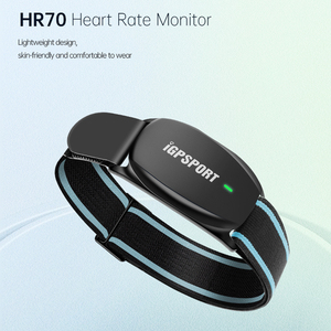 Moniteur de fréquence cardiaque IGPSPORT HR70 ANT+ BLE 5.0, bracelet étanche IPX7, autonomie de 65 heures, pour les sports de plein air, la course à pied, le VTT, la route - Product Image 4