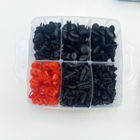 725 pièces, 23 types, vente chaude, ensemble de clips de fixation en plastique pour voiture, assortiment de clips de fixation pour carrosserie automobile, goupille de retenue à pression, rivet, pare-chocs