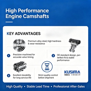 Albero a camme aspirazione e scarico di qualità OE per <span class=keywords><strong>BMW</strong></span> <span class=keywords><strong>N47</strong></span> N47D20 2.0T diesel - Codici 11318575436, 11318575435, 11318609118, 11318609119 - Product Image 6