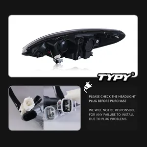 Faros Delanteros Nuevos TYPY para Lexus ES300 LED 2002-2004 6000K, Lente de Señal de Giro Dinámica, Accesorios Automotrices, Ensamblaje - Product Image 4