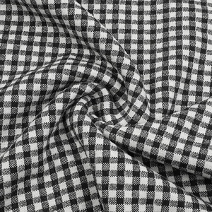 Tela de punto jacquard elástica teñida con hilo a cuadros, tela lisa con efecto slub, ecológica, de peso medio, para trajes de niños y niñas, tartán. - Product Image 2