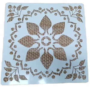 Tùy Chỉnh Lớn Stencils 40 CM Vuông <span class=keywords><strong>Stencil</strong></span> Cho Bức Tranh Tường - Product Image 3